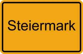 Ortsschild Steiermark