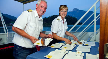 Fishing Captain's Dinner am Eventschiff "Herzog Odilo"