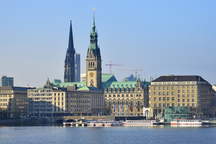 Hamburg mit zahlreichen Eventlocations an der Binnenalster