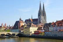 Regensburg with salt stick as eventlocation and wedding location