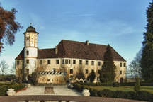 Schloss Guttenburg, Kraiburg, Oberbayern, Bavaria, Exterior view
