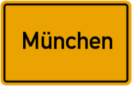 Ortseingangsschild München, Event-Hauptstadt in Bayern