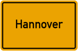 Ortschild Hannover