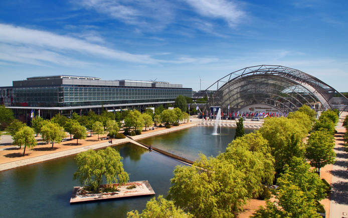 Leipziger Messe vordere Ansicht