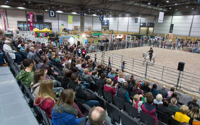 Messehalle zur Parnterpferd