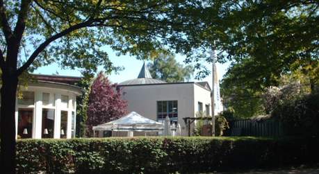Restaurant Breitengrad, Saal, Garten mit beheizten Gartenpavillon Zelt.