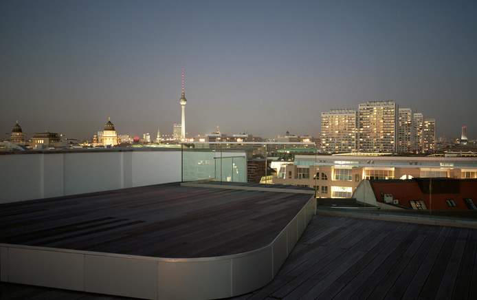Roof terrace including Skylounge