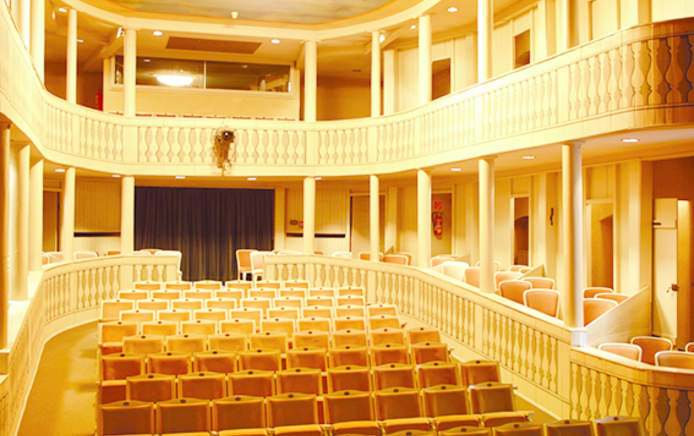 Theatersaal Blick von der Bühne