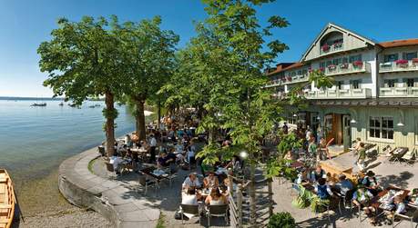 Der Seehof in Herrsching - direkt am Bootsanlegesteg