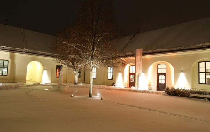 Apothekerhof im Winter
