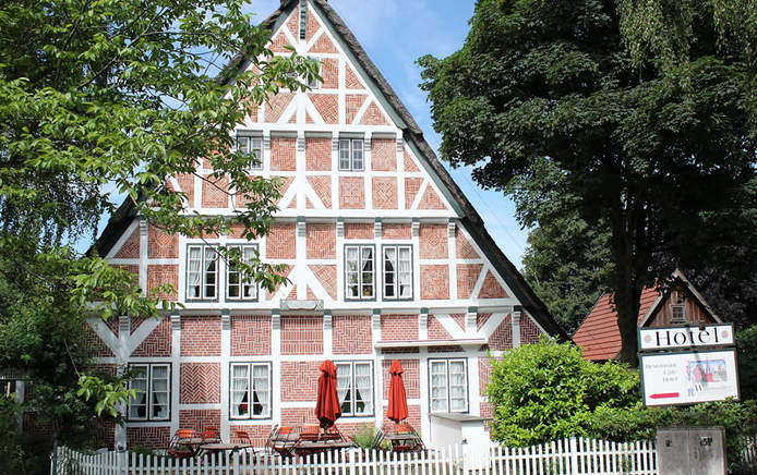 Blick auf das Hotel Windmüller