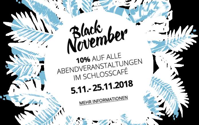 10% auf Ihre Veranstaltung im November