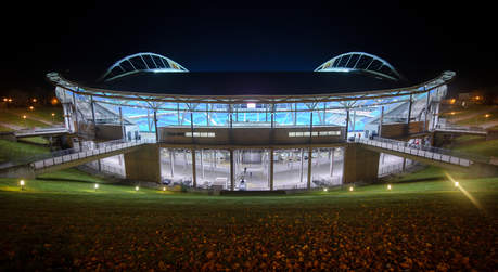 RED BULL ARENA by night